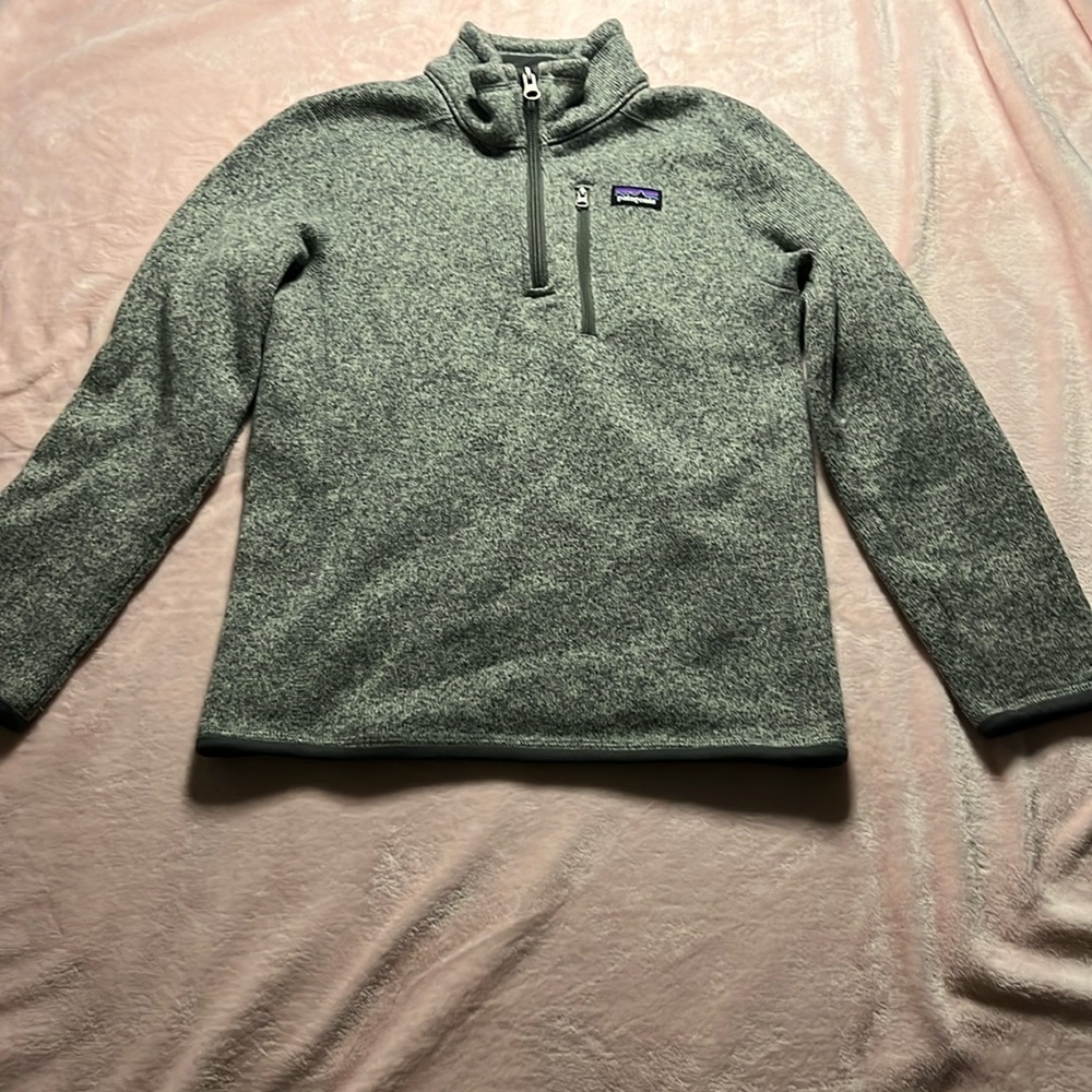 Patagonia m, 1/4 zip, youth (L), sweatshirt pullover